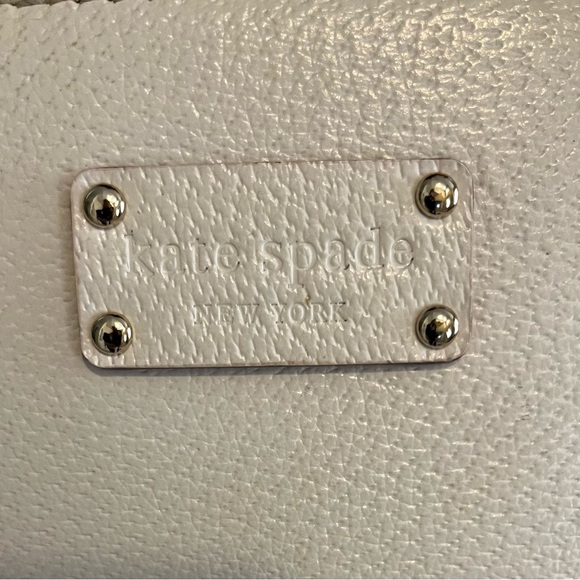EXCEPTIONAL Kate Spade Cream & Chocolate brown leather Bag with gold hardware - Picture 8 of 12